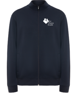 Felpa Zip Blu