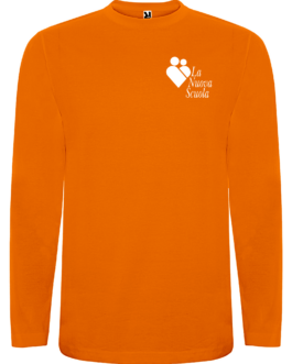 Maglia Arancione maniche lunghe Infanzia &ndash; classe dei 5 anni