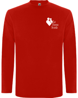 Maglia rossa maniche lunghe Primaria e Secondaria