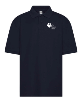 Polo blu maniche corte Primaria e Secondaria