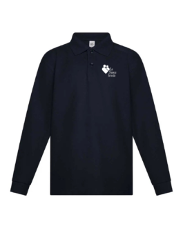Polo blu maniche lunghe Primaria e Secondaria